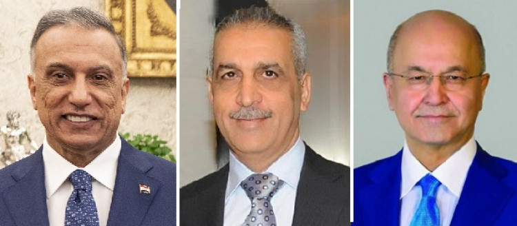 تماس رئیس‌جمهور، نخست‌وزیر و رئیس دستگاه قضائی عراق با رئیسی