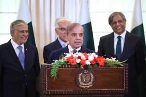 نشست خبری مشترک با نخست وزیر پاکستان