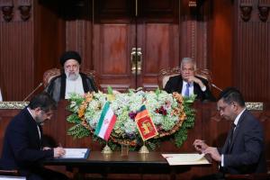 نشست هیئت های عالیرتبه ایران و سریلانکا