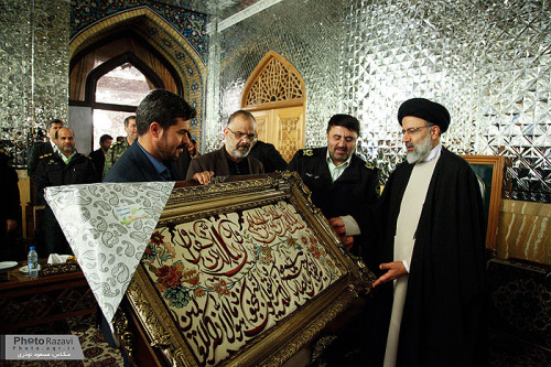 دیدار فرماندهان نیروی انتظامی استان خراسان رضوی با تولیت آستان قدس رضوی
