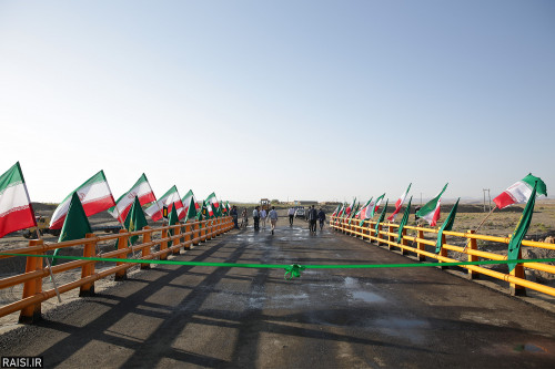 گزارش تصویری افتتاح پل شهدای کلاته منار