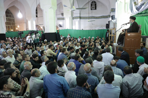 گزارش تصویری سخنرانی تولیت آستان قدس در مراسم سوگواری امام باقر(ع) و گرامیداشت آیت الله مدرسی