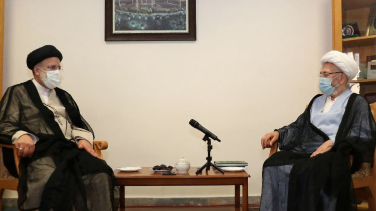 دیدار رئیسجمهور منتخب با آیتالله سبحانی