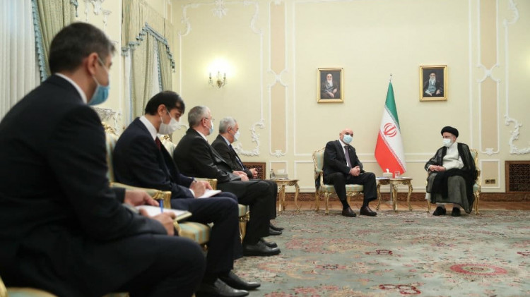 تصاویر دیدار رئیس‌جمهور با رئیس مجلس تاجیکستان