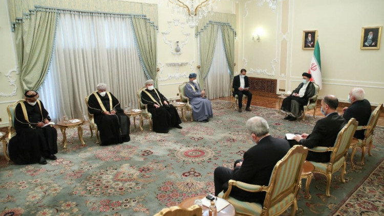 تصاویر دیدار رئیسجمهور با وزیر خارجه عمان