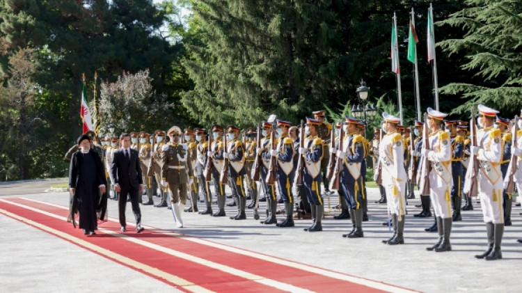 استقبال رسمی رئیس جمهور از همتای ترکمنستانی خود