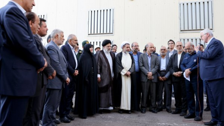 افتتاح واحد گازی نیروگاه سیکلترکیبی خودمصرف بوتیا با حضور دکتر رئیسی