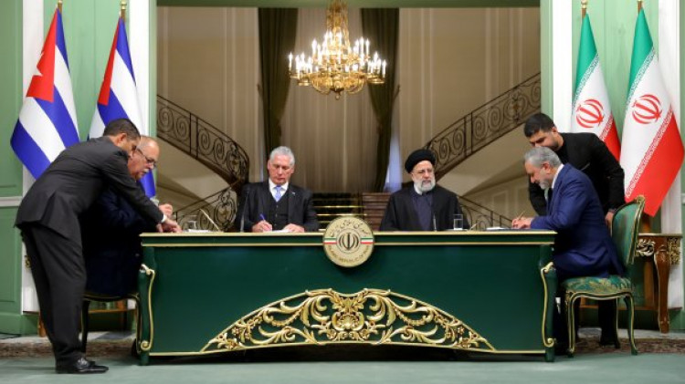 امضای بیانیه مشترک تعمیق روابط راهبردی و دوجانبه میان دکتر رئیسی و میگل دیاز کانل/ 7 سند و تفاهمنامه همکاری میان ایران و کوبا به امضا رسید