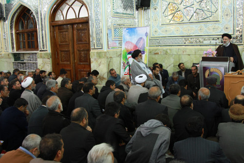 سخنرانی حجت الاسلام و المسلمین درجمع مردم شریف طبس گلشن