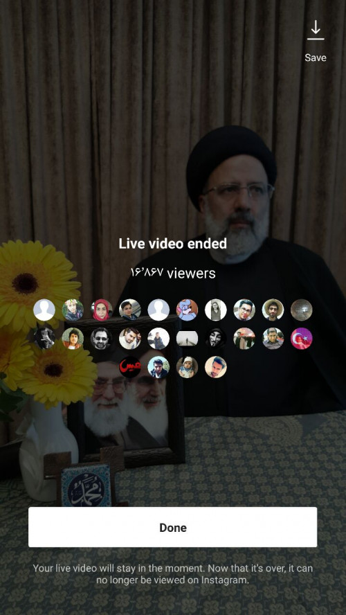 اولین گفتگوی زنده حجة الاسلام دکتر رئیسی با مردم در تاپ لایو جهانی قرار گرفت