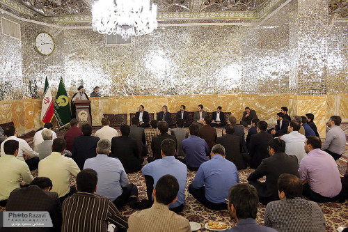 گزارش‌تصویری:حجت‌الاسلام سید ابراهیم رئیسی در دیدار با مدیران حراست آستان قدس رضوی