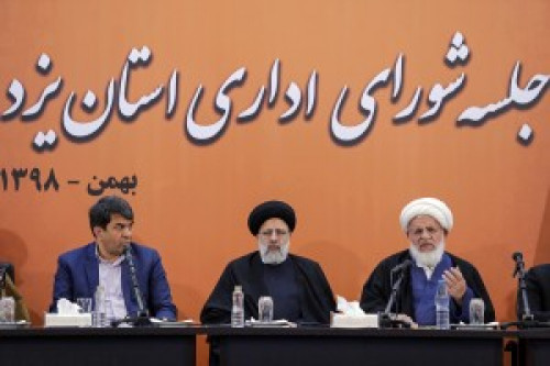 دیدار رئیس قوه قضاییه با نخبگان، کارآفرینان و تولیدکنندگان استان یزد