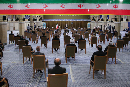 دیدار رئیس و مسئولان قوه قضاییه با رهبر معظم انقلاب اسلامی
