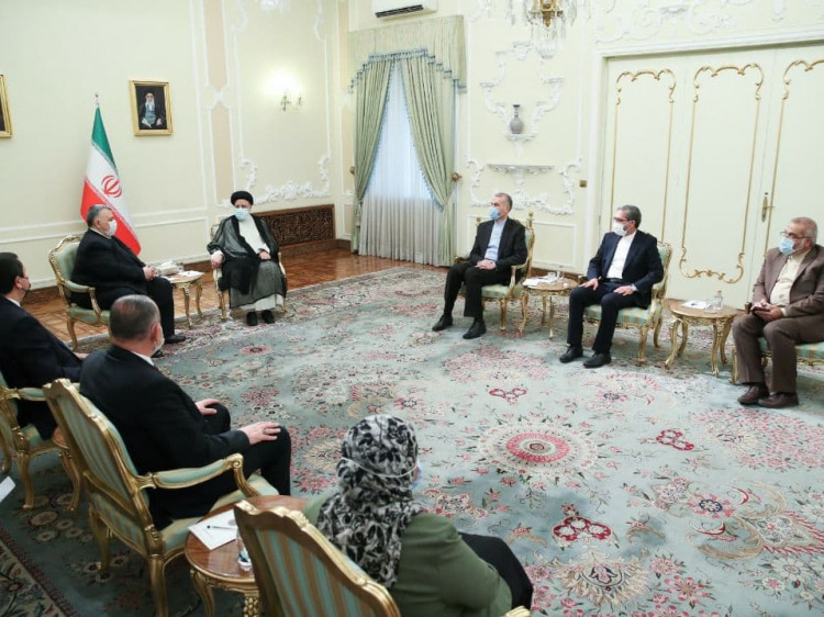 تصاویر دیدار رئیس مجلس سوریه با رئیس جمهور