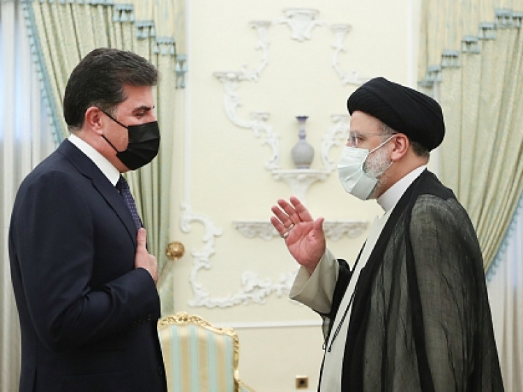 تصاویر دیدار رئیس اقلیم کردستان عراق با آیت الله رئیسی