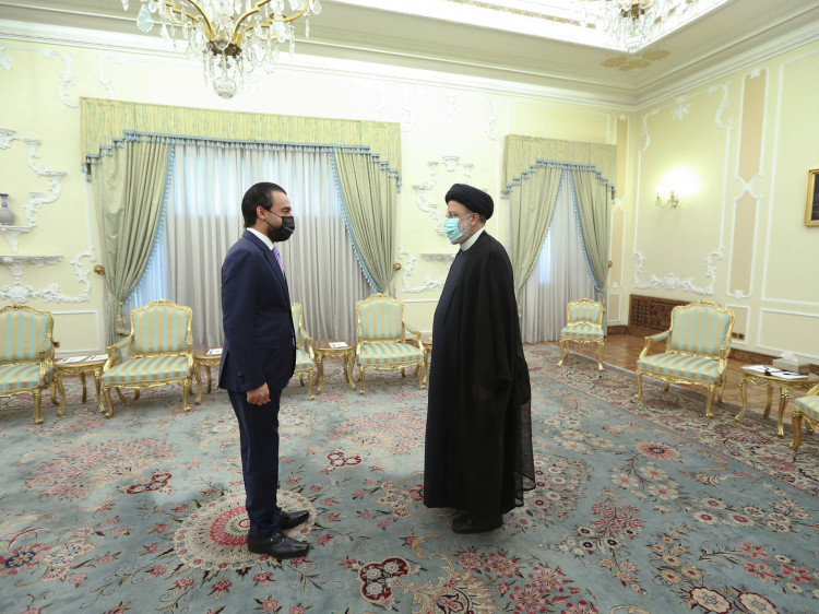 تصاویر دیدار رئیس مجلس عراق با آیت‌الله رئیسی