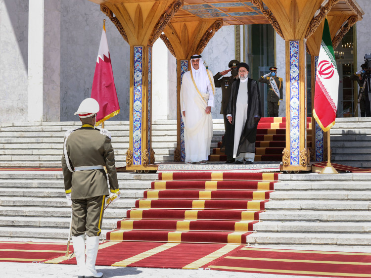فیلم استقبال رسمی رئیس جمهور از امیر قطر