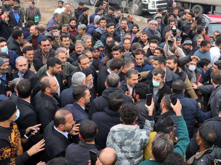 تصاویر بازدید و گفتگو با کامیون‌داران پایانه باربری بهارستان