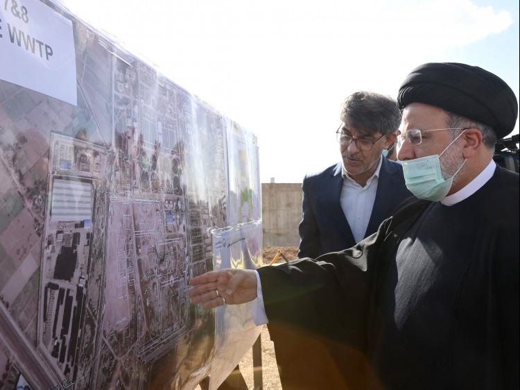 بازدید رئیس جمهور از روند تکمیل بزرگ‌ترین تصفیه‌خانه فاضلاب ایران در جنوب تهران