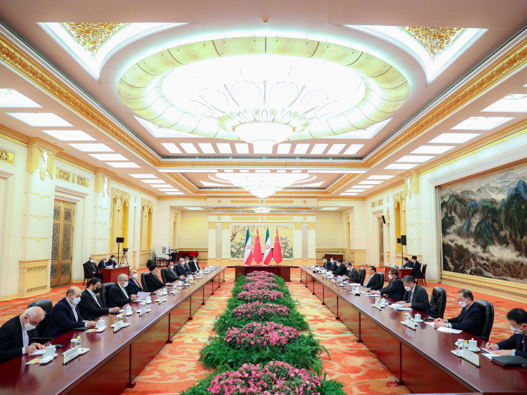 تصاویر دیدار نخست وزیر چین با دکتر رئیسی