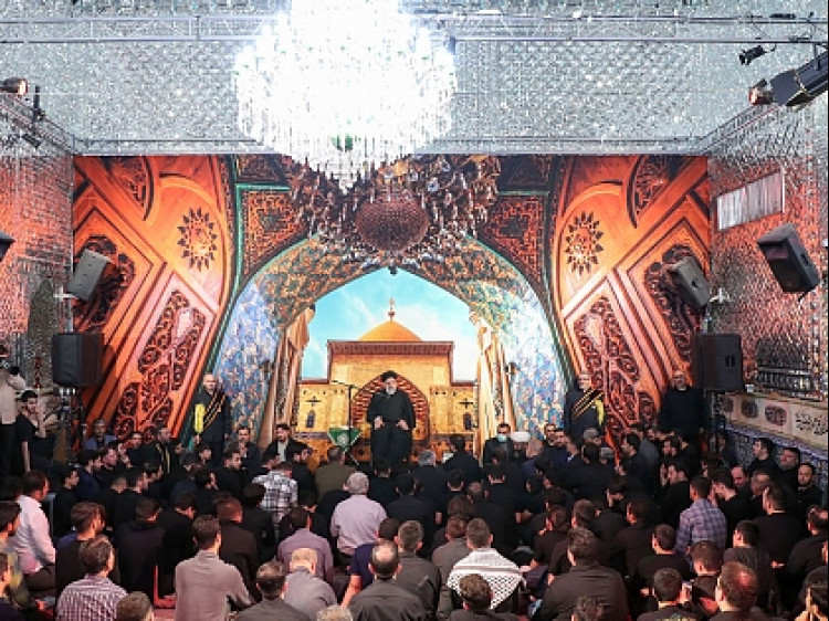 تصاویر سخنرانی رئیس جمهور در مراسم احیای شب نوزدهم رمضان ، امامزاده صالح (ع)