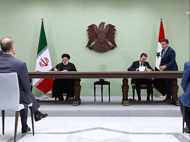 فیلم نشست مطبوعاتی روسای جمهور ایران و سوریه و امضاء اسناد همکاری بین دو کشور