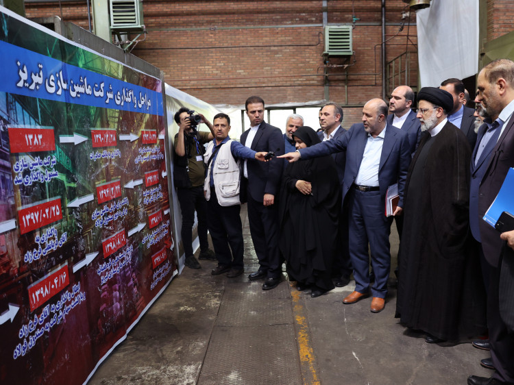 تصاویر بازدید از کارخانه ماشین سازی تبریز