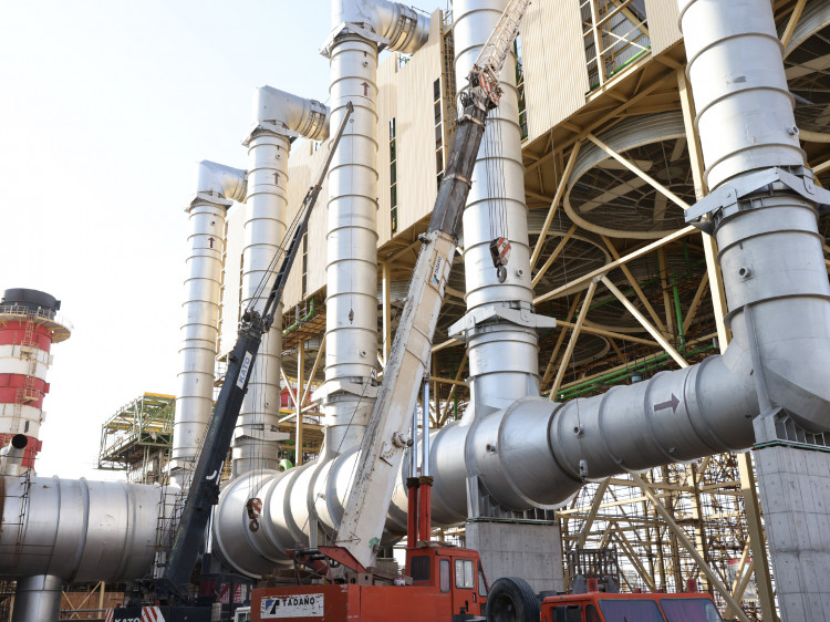 تصاوی افتتاح واحد گازی نیروگاه سیکل‌ترکیبی خودمصرف بوتیا
