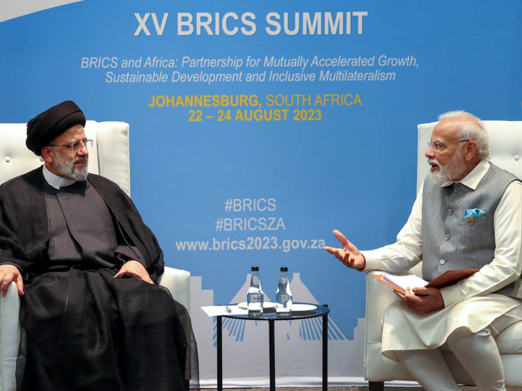 تصاویر دیدار نخست وزیر هند با رئیس جمهور