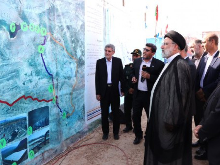 بهره‌برداری رسمی از طرح عظیم خط دوم انتقال آب شرب کلانشهر شیراز از سد درودزن