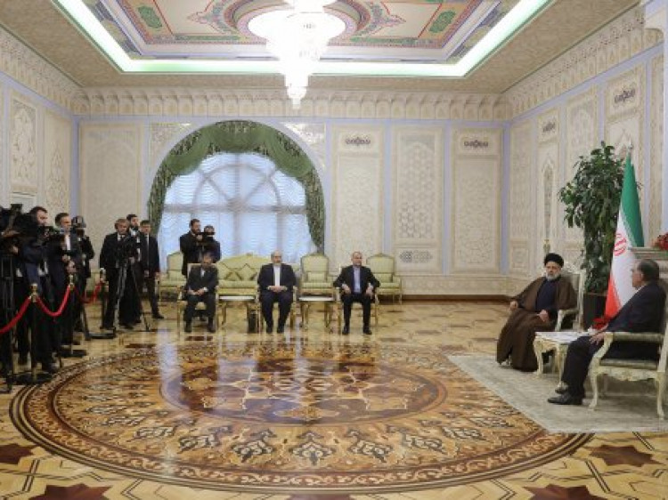 دیدار روسای جمهور ایران و تاجیکستان
