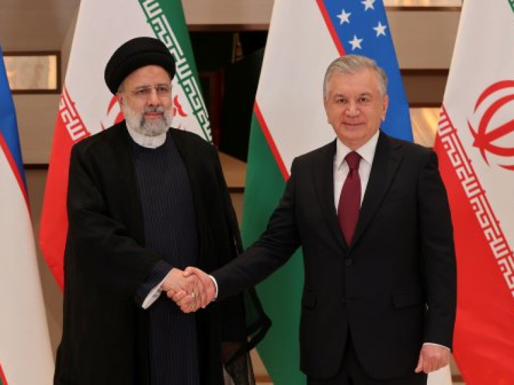 دیدار روسای جمهور ایران و ازبکستان