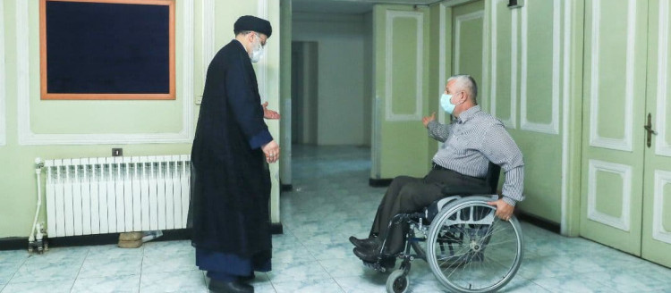 حضور سرزده رئیس جمهور منتخب در آسایشگاه جانبازان امام خمینی(ره)