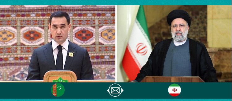 پیام تبریک رئیس جمهور ترکمنستان به آیت‌الله رئیسی