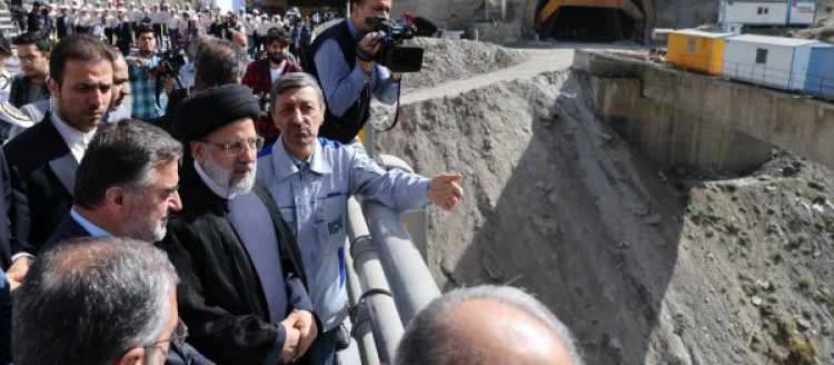 افتتاح مسیر رفت قطعه دوم آزادراه تهران–شمال با حضور دکتر رئیسی
