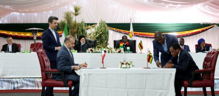 امضای 12 سند همکاری میان ایران و زیمباوه