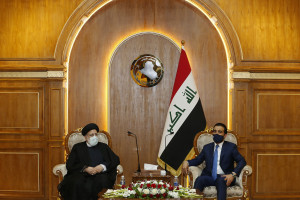 آیت الله رئیسی: مناسبات ایران و عراق باید توسعه پیدا کند/ الحلبوسی: عراق از تقویت روابط خود با ایران بیش از پیش استقبال می‌کند