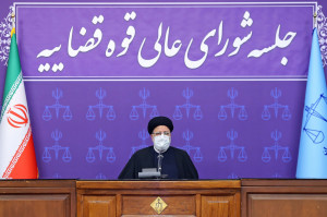 حضور حجت‌الاسلام والمسلمین رئیسی در شورای عالی قضائی