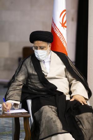 عکس/ حضور رئیسی در جمع اساتید و دانشجویان دانشگاه تهران