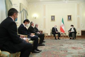 تصاویر دیدار رئیس‌جمهور با رئیس مجلس تاجیکستان