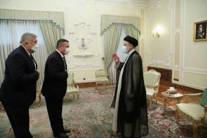 تصاویر دیدار رییس‌جمهور با رییس مجلس قانونگذاری عالی ازبکستان