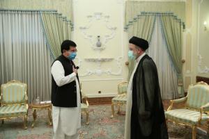 تصاویر دیدار رئیس مجلس سنای پاکستان با رئیس جمهور