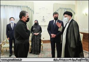تصاویر دیدار رئیس اقلیم کردستان عراق با آیت الله رئیسی
