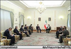 تصاویر دیدار رئیس مجلس ملی قرقیزستان با آیت‌الله رئیسی