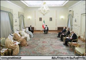 تصاویر دیدار وزیر امور خارجه کویت با آیت الله رئیسی