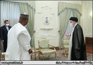 تصاویر دیدار رئیس مجلس نیجر با رئیس جمهور