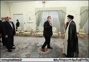 تصاویر دیدار رئیس دفتر سیاسی جنبش حماس با رئیس جمهور