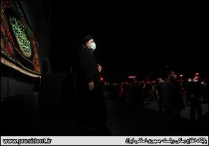 تصاویر سخنرانی رئیس جمهور در مراسم شب عاشورای اجتماع بزرگ «عشیره عاشورا»