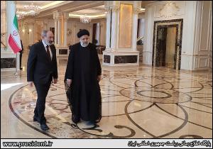 تصاویر دیدار نخست وزیر ارمنستان با آیت الله رئیسی