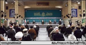 تصاویر دیدار جمعی از مسئولان نظام و میهمانان کنفرانس وحدت اسلامی